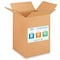 Idl Packaging 8 in x 8 in x 12 in Shipping Box, Kraft, Corrugate, Single Wall, 200#, 10 PK B-8812-10 - alternate 1